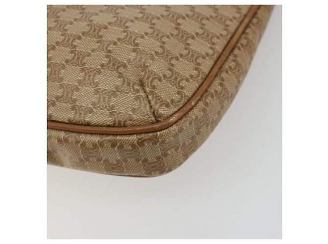 Céline Borsa a tracolla CELINE Macadam PVC Pelle Beige Oro Autentica 191017A D'oro - vista 10