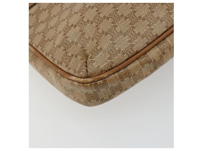 Céline Borsa a tracolla CELINE Macadam PVC Pelle Beige Oro Autentica 191017A D'oro - vista 11
