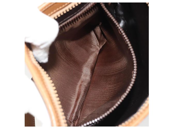 Céline Borsa a tracolla CELINE Macadam PVC Pelle Beige Oro Autentica 191017A D'oro - vista 21