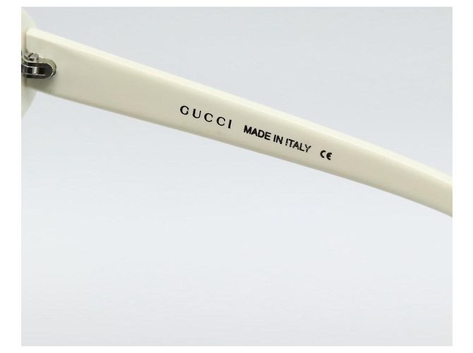 GUCCI Sonnenbrille Kunststoff Weiß Auth mr2720A - Ansicht 11