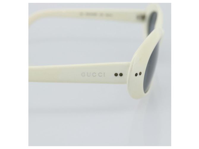 GUCCI Sonnenbrille Kunststoff Weiß Auth mr2720A - Ansicht 5