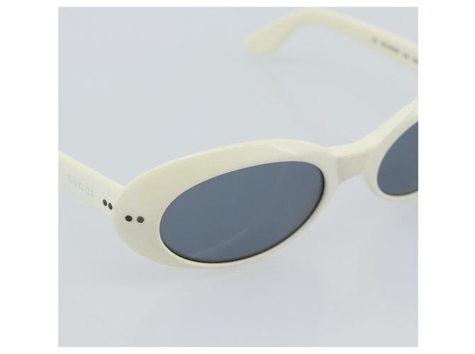 GUCCI Sonnenbrille Kunststoff Weiß Auth mr2720A - Ansicht 8