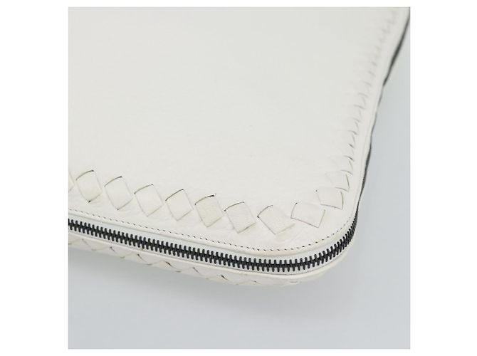 Borsa BOTTEGA VENETA in pelle bianca Auth mr2777V Bianco - vista 10