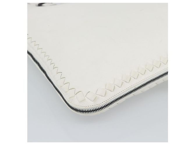 Borsa BOTTEGA VENETA in pelle bianca Auth mr2777V Bianco - vista 13