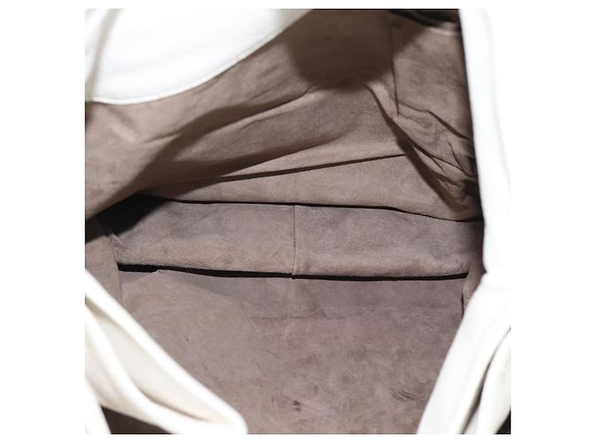 Borsa BOTTEGA VENETA in pelle bianca Auth mr2777V Bianco - vista 19