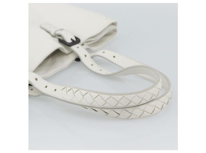 Borsa BOTTEGA VENETA in pelle bianca Auth mr2777V Bianco - vista 7