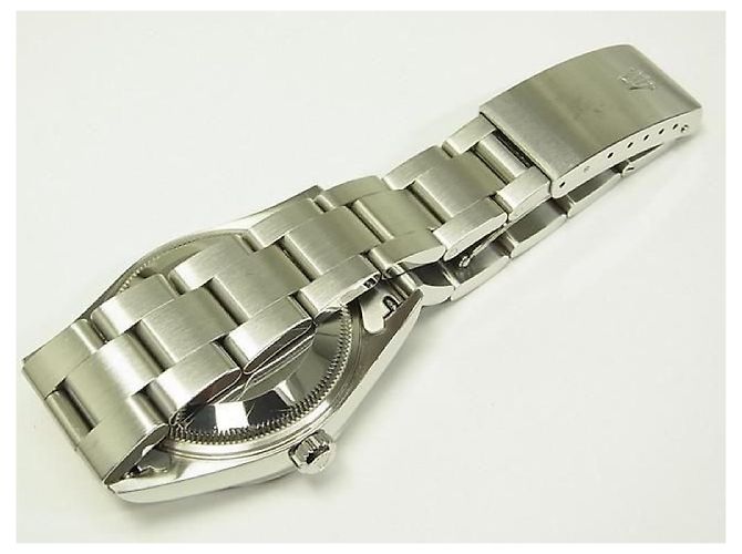 ROLEX Oyster PERPETUAL date black Ref.15200 K series Uomo Argento - vista 14