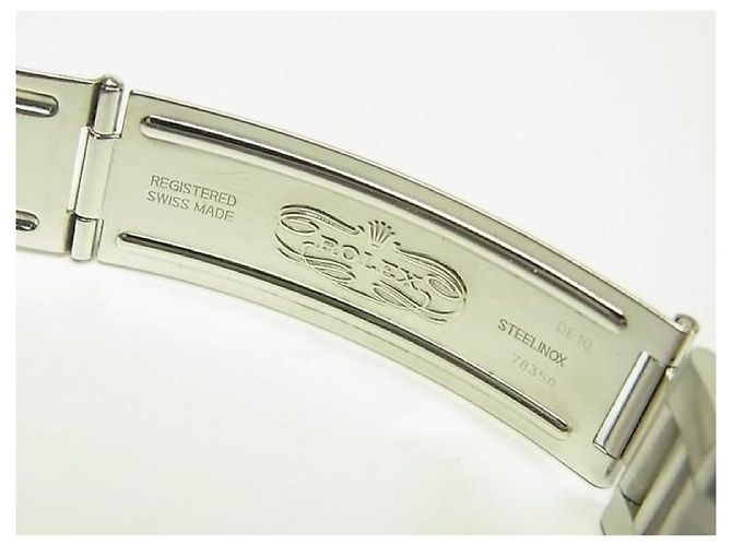 ROLEX Oyster PERPETUAL date black Ref.15200 K series Uomo Argento - vista 17