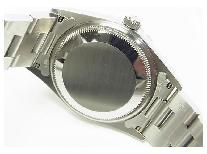 ROLEX Oyster PERPETUAL date black Ref.15200 K series Uomo Argento - vista 5