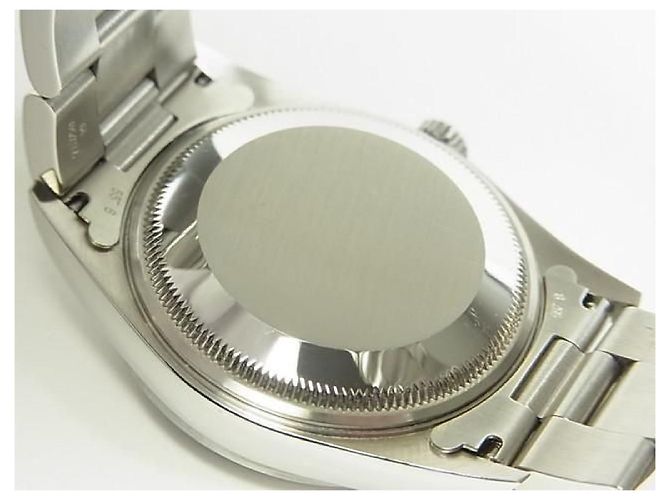 ROLEX Oyster PERPETUAL date black Ref.15200 K series Uomo Argento - vista 6