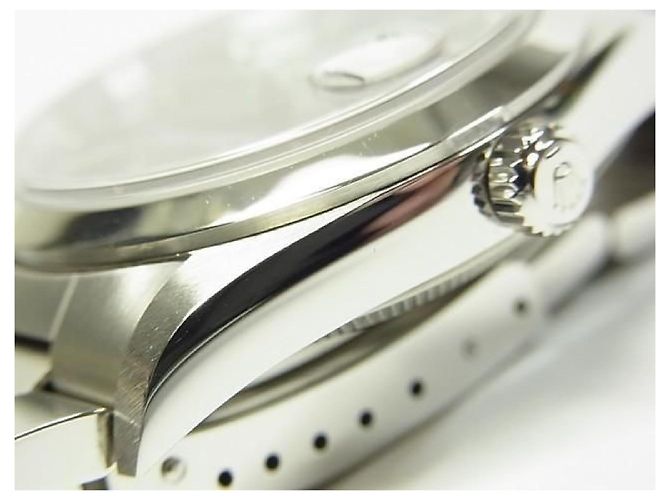 ROLEX Oyster PERPETUAL date black Ref.15200 K series Uomo Argento - vista 8
