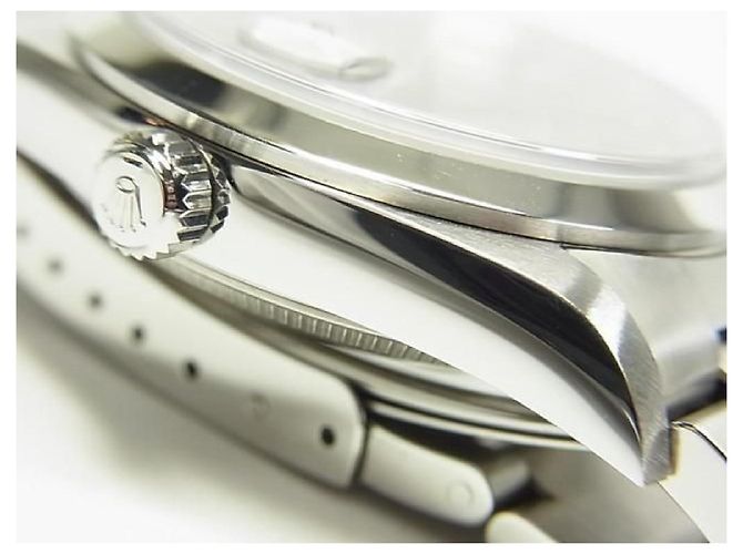 ROLEX Oyster PERPETUAL date black Ref.15200 K series Uomo Argento - vista 9