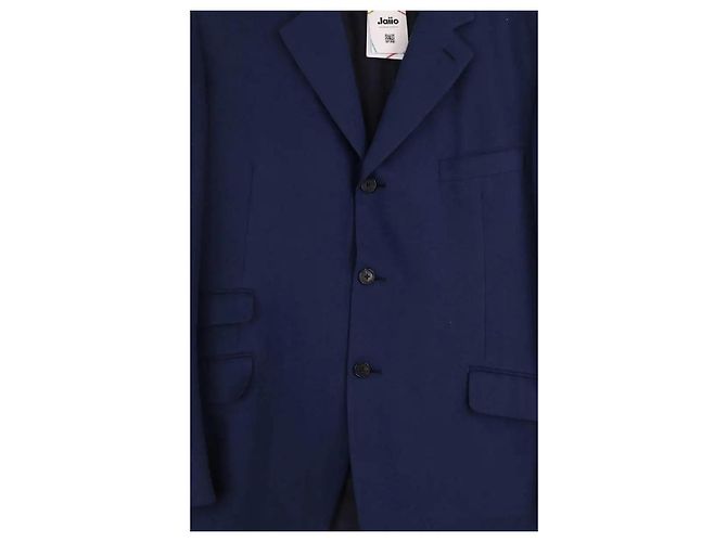 Completo Hermès in cashmere blu navy L - vista 2