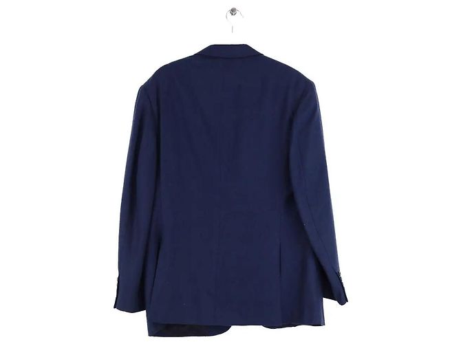 Completo Hermès in cashmere blu navy L - vista 3