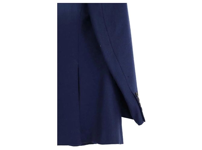 Completo Hermès in cashmere blu navy L - vista 4