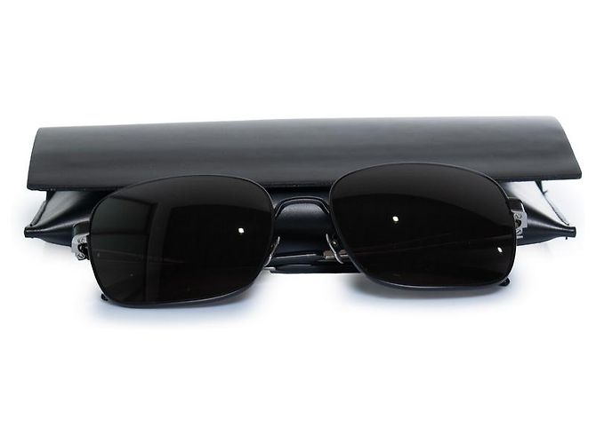 Saint Laurent, Occhiali da sole neri oversize Nero - vista 6