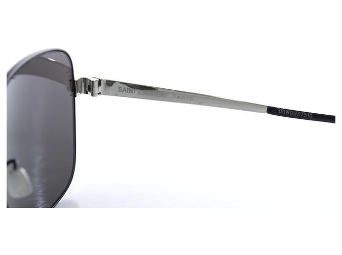 Saint Laurent, Occhiali da sole neri oversize Nero - vista 8