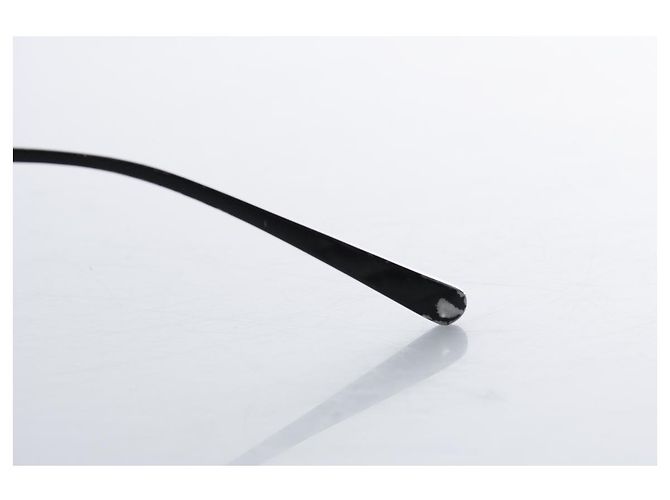 Chanel, Schwarze Aviator-Sonnenbrille mit Muster - Ansicht 8