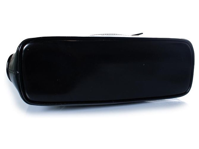 Bamboo Gucci, borsa in bambù in pelle lucida nera Nero - vista 5