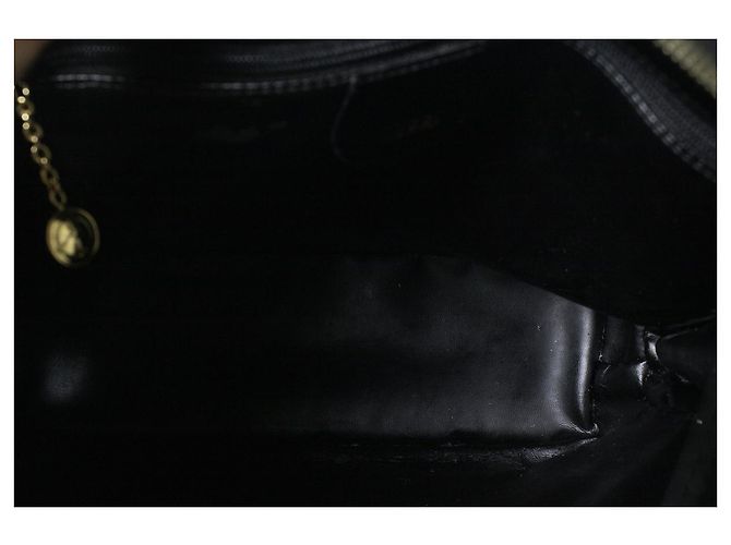 Bamboo Gucci, borsa in bambù in pelle lucida nera Nero - vista 6