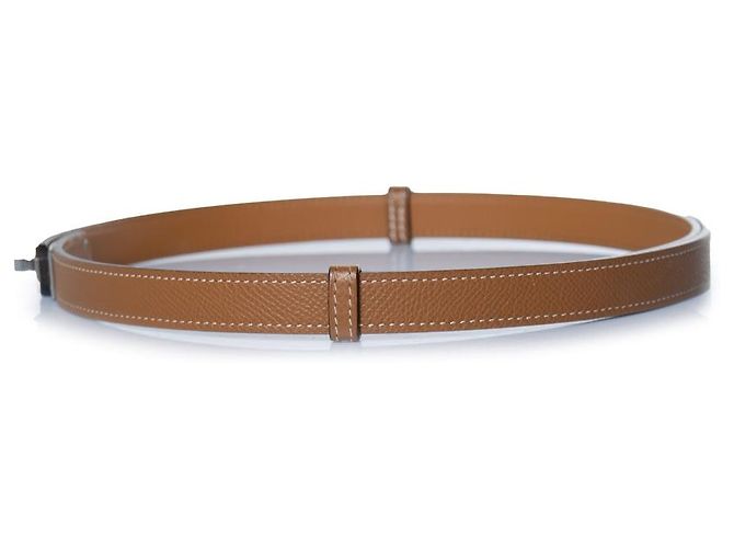Hermès Hermes, Kelly mit Gürtel aus Epsom braun - Ansicht 3