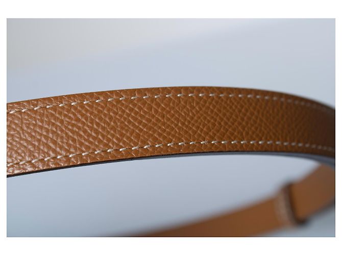 Hermès Hermes, Kelly mit Gürtel aus Epsom braun - Ansicht 6
