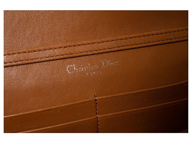 Christian Dior Dior, Mini Diorama Chain Shoulderbag mit Nieten Braun Golden - Ansicht 10