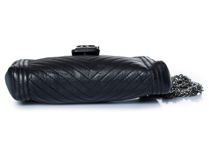Chanel, Le boy chevron funda para teléfono Negro - vista 3