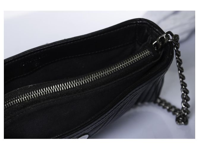 Chanel, Le boy chevron funda para teléfono Negro - vista 7
