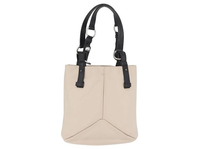 Vintage Saint Laurent Handtasche aus Leder Beige - Ansicht 2