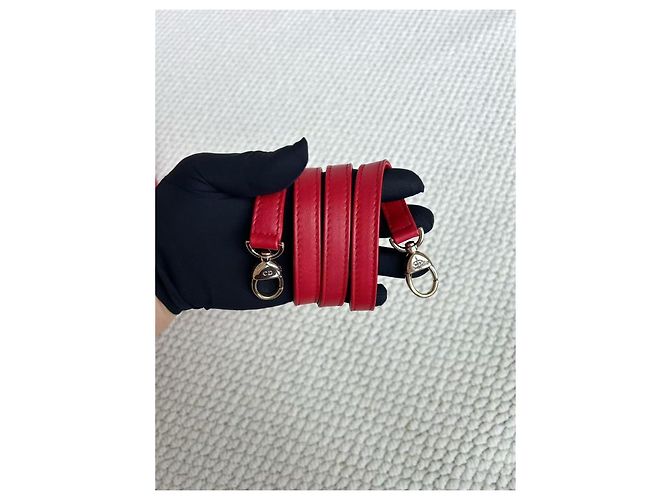 Dior Mini borsa Lady Dior in pelle rossa Rosso - vista 7