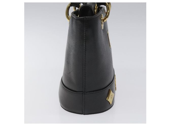 MCM Vintage Leather Nero - vista 3