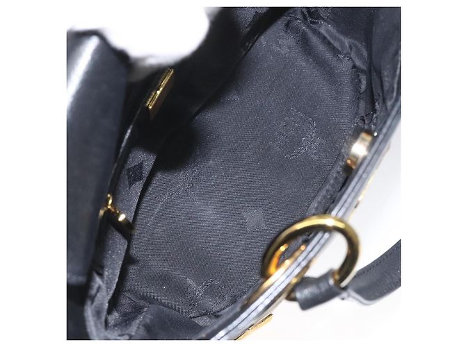 MCM Vintage Leather Nero - vista 5