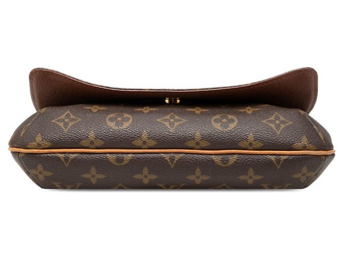 Borsa a Spalla Louis Vuitton Monogram Musette Tango Marrone - vista 3