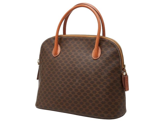 Céline Borsa a mano e borsa a tracolla Celine Macadam Brown Marrone - vista 2