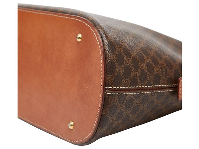 Céline Borsa a mano e borsa a tracolla Celine Macadam Brown Marrone - vista 4