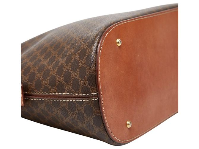 Céline Borsa a mano e borsa a tracolla Celine Macadam Brown Marrone - vista 5