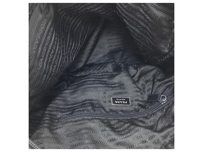 Borsa Tote Prada in nylon nero - vista 5