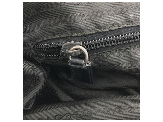 Borsa Tote Prada in nylon nero - vista 8