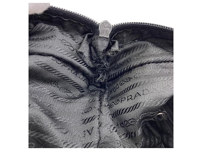 Borsa Tote Prada in nylon nero - vista 9