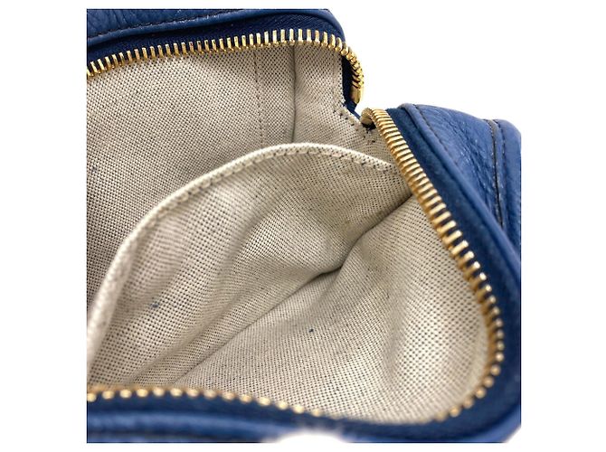 Borsa 2-Way Miu Miu Arcadi Blu - vista 10