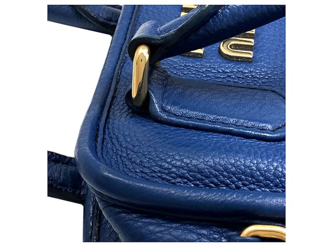Borsa 2-Way Miu Miu Arcadi Blu - vista 13