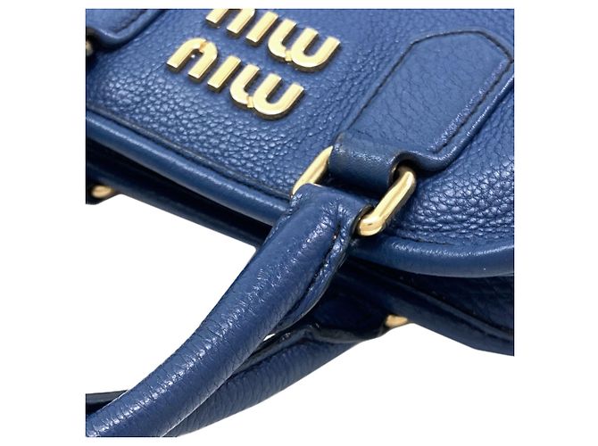Borsa 2-Way Miu Miu Arcadi Blu - vista 14