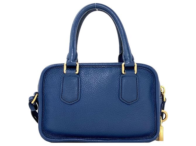 Borsa 2-Way Miu Miu Arcadi Blu - vista 2