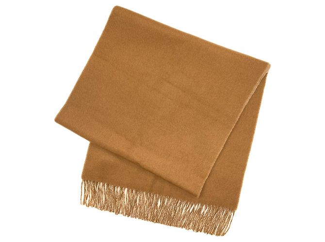 Hermès Stola in cashmere Hermes Cheval au Tres Marrone - vista 2