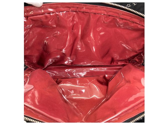 Borsa a mano in nylon Chanel Travel Line Nero - vista 7