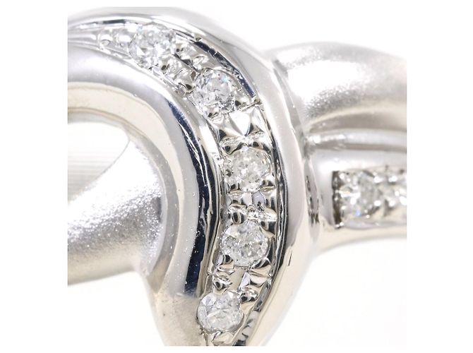 Autre Marque PT850 Platinring mit Diamant - Ansicht 2