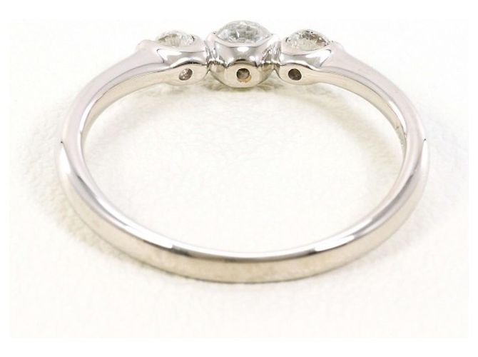 Autre Marque 18K Weißgold-Ring mit Diamant Golden - Ansicht 3