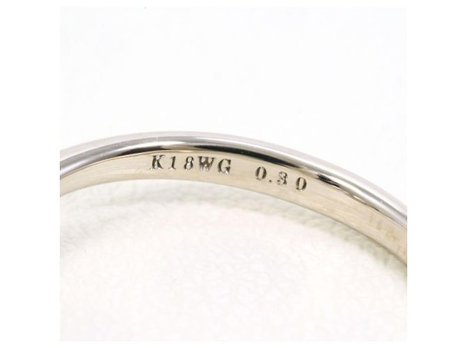 Autre Marque 18K Weißgold-Ring mit Diamant Golden - Ansicht 4
