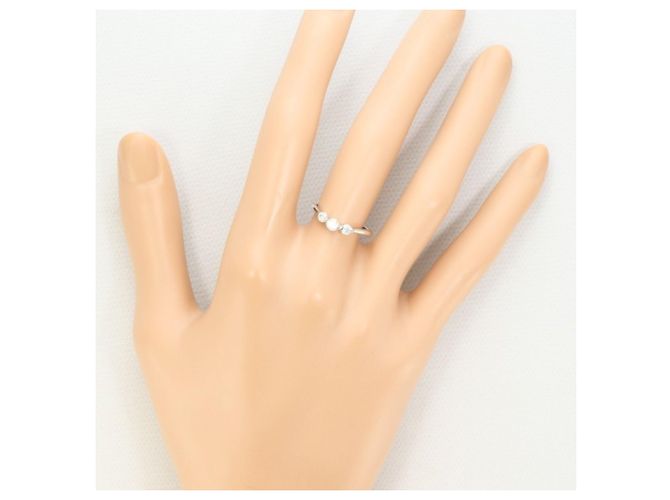 Autre Marque 18K Weißgold-Ring mit Diamant Golden - Ansicht 5